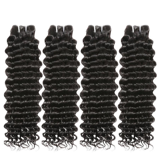 Deep Wave Bundles Brazilian Hair Weave